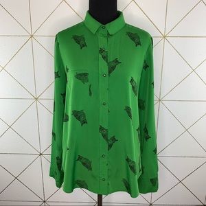 Patterson J Kincaid (PJK) Owl Print Button Up